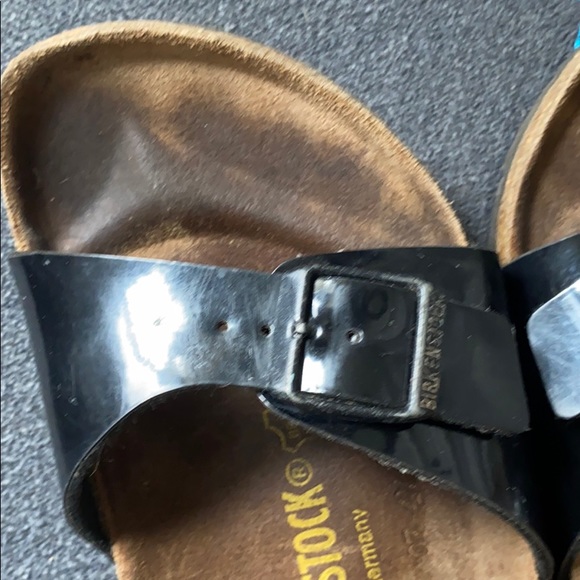 Black Patent Leather Birkenstocks - Picture 6 of 7